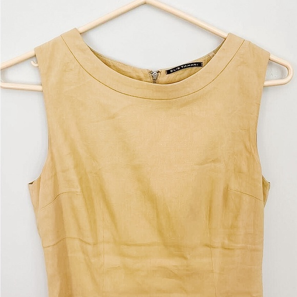 Elie Tahari Linen Shift Dress - Picture 3 of 10